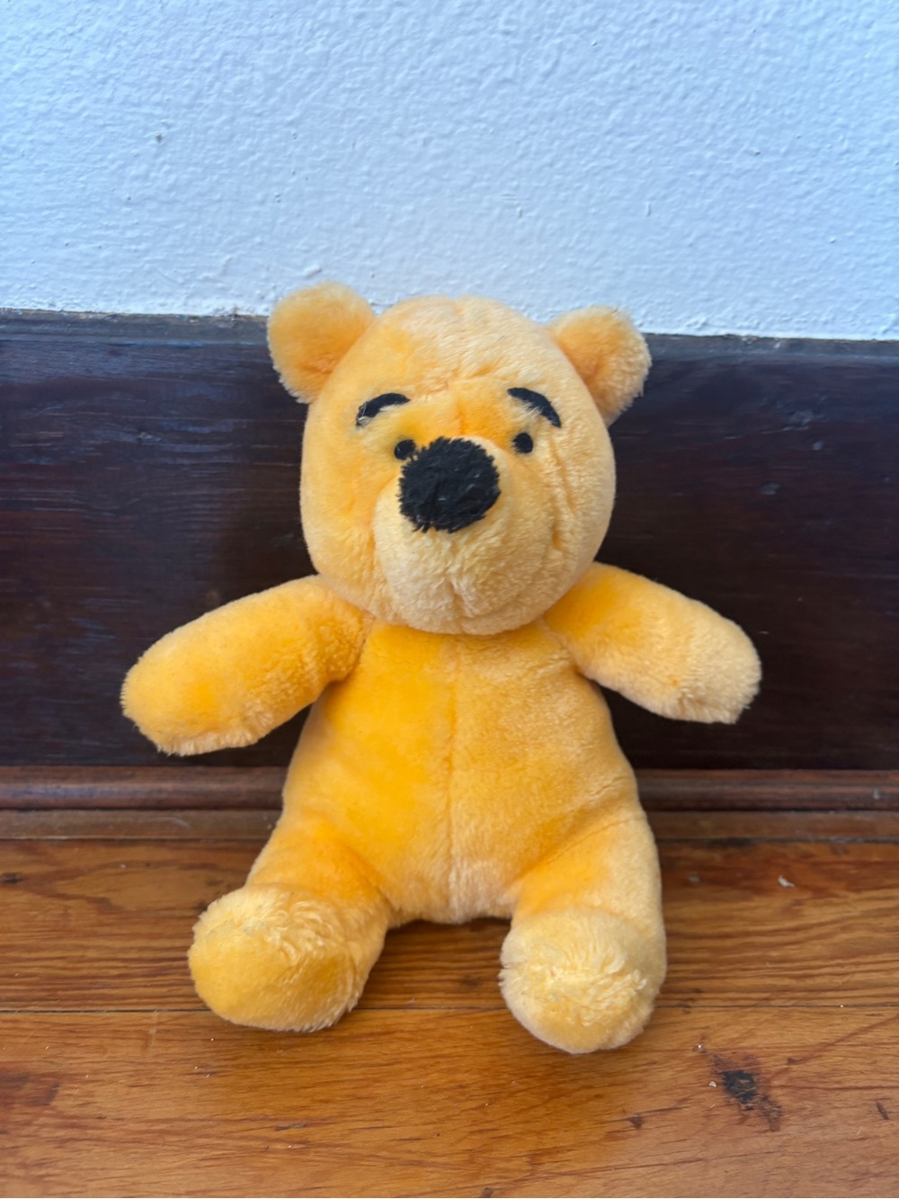 Disney Yellow Plush Bear Stuffed Toy